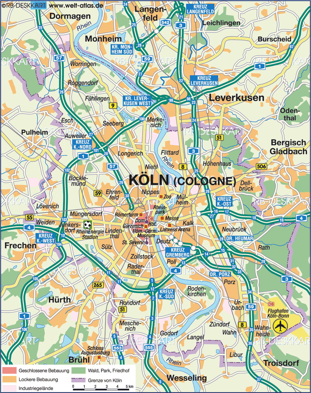 koln city map